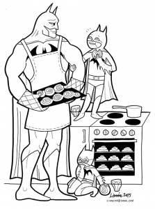 Coloring activity: Strong princesses and sensitive superheroes